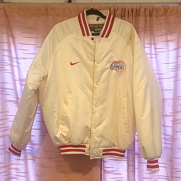 Nike Other - Nike LA Clippers men's jacket white szL